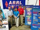 (L-R) Past MDC SM Jim Cross, WI3N; ARRL Atlantic Division Director Tom Abernethy, W3TOM; ARRL Education Services Manager Debra Johnson, K1DMJ, and MDC SM Marty Pittinger, KB3MXM